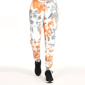 Custom Slim Fitness Streetwear lavado Tie Dye chándales para los hombres de lana chándal personalizado de gran tamaño al por mayor de diseño para los hombres - Product Image 3