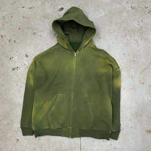 Sweat-shirt vintage en gros, lavage à l'acide, qualité supérieure, coton mélangé lourd, sweat-shirt pour hommes, logo personnalisé - Product Image 5