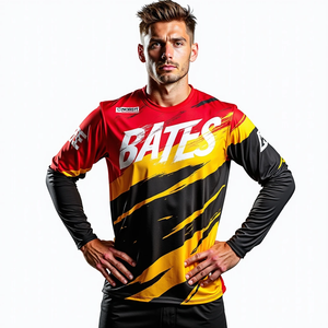 Jersey de Carreras para Hombre, Motocross, Ajuste Personalizado, Transpirable y Resistente al Viento, Diseño Sublimado para ATV y Cross Country - Product Image 4