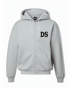 เสื้อฮู้ดซิปแบบโอเวอร์ไซส์ ยูนิเซ็กซ์ ผ้าฝ้ายถัก 100% ทรงปกติ คุณภาพสูง ดีไซน์ปรับแต่งได้ พิมพ์ลายได้ เป็นมิตรกับสิ่งแวดล้อม - Product Image 6