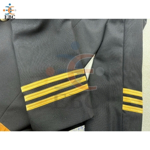 Capitaine Rank manches manchettes brassard gallon tresse dentelle or ou argent 8mm à 25mm largeur tailles personnalisées acceptées - Product Image 1