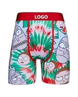 Caleçons Boxers Homme Style Hip Hop Vintage 2026 en Gros 100% Coton Écologique Anti-Plis Taille Élastique