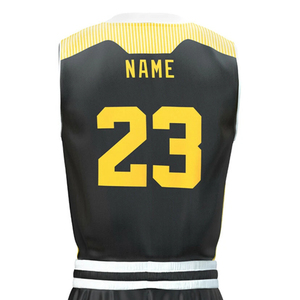Ensemble d'uniformes sportifs de basket-ball de sublimation au design personnalisé en gros uniforme de basket-ball imprimé à séchage rapide - Product Image 6