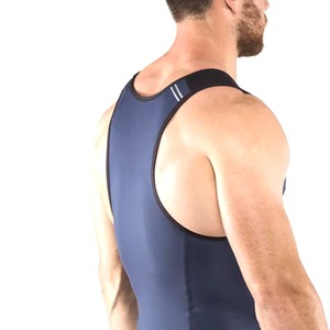 High Quality Spandex Professional Weightlifting Uniforms <b>Men</b> Wrestling <b>Singlets</b> Cheap Wrestling Uniform - Product Image 6