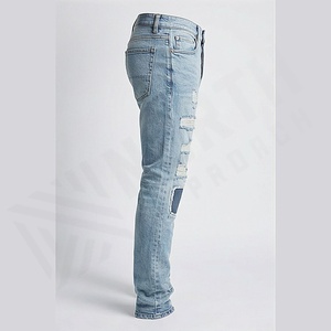 Pantalones Vaqueros de Mezclilla para Hombre 2025, Pantalones Ajustados, Vaqueros Ajustados para Hombre, Venta al por Mayor de Fábrica, Transpirables, Rectos, Servicio OEM - Product Image 3