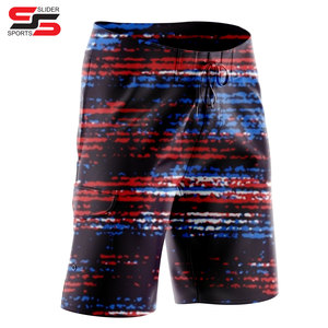 Traje de baño para hombre, pantalones cortos con cordón, bañador, tabla de playa, estampado de Color caramelo, pantalones cortos para correr, pantalones cortos estampados para hombre - Product Image 5