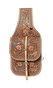 Bolsas de sillín de salto ecuestre de cuero genuino de alta calidad, ropa de equitación occidental mecanizada a mano para caballos - Product Image 2