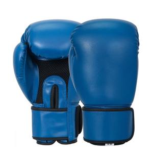 Pour les gants de boxe professionnels en cuir microfibre lacé léger 8-16oz résistant à l'usure respirant Sanda entraînement Martial - Product Image 1