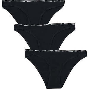 Lot de 3 culottes hipster taille haute pour femme, en coton mélangé doux et extensible, sans armatures, confort quotidien, taille basse - Product Image 1