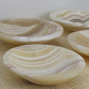 Cuenco de mármol de ónix natural, cuencos de ónix multicolores, juego de cuencos de ónix - Product Image 2