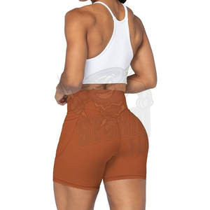 Mode haute élastique bout à bout sport féminin Fitness Shorts personnaliser Logo vêtements de sport pour femmes sans couture Yoga Shorts - Product Image 6