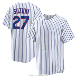 Maillot de baseball respirant en polyester 100 % antibactérien à col en V, séchage rapide 220g, pour uniformes de baseball personnalisés et vêtements de softball de transfert - Product Image 2