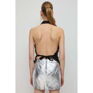 Blusa sin espalda con mangas con volantes - Product Image 6