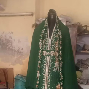 Dubái caftán marroquí modesto árabe Abaya Maxi mano con cuentas fiesta vestido de boda playa elegante Jellabiya para la longitud del suelo - Product Image 1