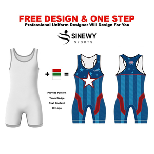 Fabricant de maillots de lutte Uniformes de sport sublimés Singlet de lutte de marque privée - Product Image 4