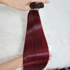 I Tip Extension de cheveux Extensions de cheveux crus vierges vietnamiens de qualité supérieure toutes les couleurs 100% cheveux humains pour les femmes de toutes les longueurs - Product Image 4