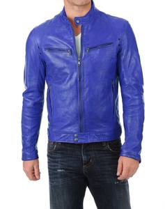 Chaquetas de cuero a prueba de viento para hombres de calidad superior Nuevo diseño con cómodo OEM Tela suave Estilo de ropa de calle teñida Lisa a la venta - Product Image 1