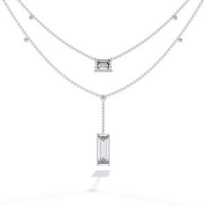 Beautiful 18k Gold Lab Grown Diamond Necklace for Ladies - Product Image 3