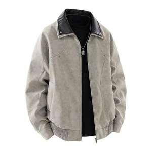 Chaqueta de cuero para hombre estilo clásico cuero genuino OEM ODM directo de fábrica al por mayor ropa de moda de invierno personalizada - Product Image 4