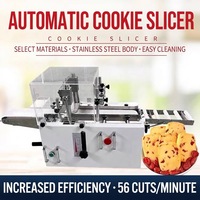 Machine à trancher automatique électrique haute performance en acier inoxydable pour aliments, fromage, pâte à biscuits, pain, et canneberges surgelées