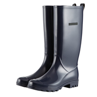 Bottes de pluie pour femmes de haute qualité Custom Designer Bottes au genou antidérapantes pour dames de marques Automne Printemps