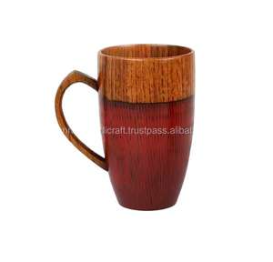 Meilleur mug à boire en corne de viking avec base en bois, fabrication artisanale de luxe, capacité de 600 ml, pour les fêtes, au prix de gros - Product Image 3