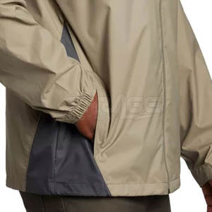 Chaqueta de Lluvia de Invierno con Capucha para Hombre, de Lona y Nailon, con Cremallera, Transpirable, Ecológica, de Marca Privada, Informal, Venta Directa de Fábrica - Product Image 5