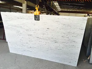 Proveedor indio de azulejos de granito blanco de Río cortados a medida, acabados personalizados de veteado similar al mármol para encimeras de cocina y baño - Product Image 6