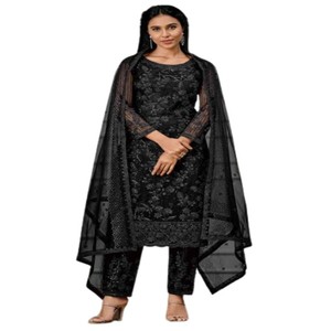 Georgette panjabi patiala ชุด shalwar kameez อินเดียชุดสูท patiala ชุดหนักชุดสวมใส่แบบดั้งเดิม - Product Image 1