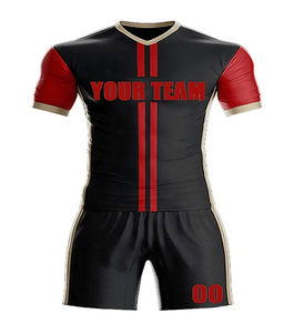 ชุดฟุตบอลสีชมพูแบบยูนิเซ็กซ์สั่งทำพิเศษ คุณภาพสูง พร้อมชุดยูนิฟอร์มปักลายมาตรฐาน ชุดฟุตบอลสีชมพูเรียบแบบซับลิเมชั่น - Product Image 4