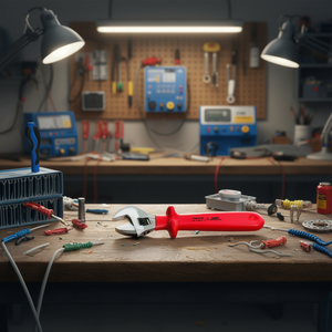 Llave Inglesa Ajustable VDE de Boca Abierta Gedore, Materiales y Elementos de Aislamiento de Alta Calidad - Product Image 3