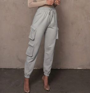 Pantalones Cargo de Alta Calidad para Mujer, Marca KATBROS INDUSTRY, Personalizables, Modernos, Sólidos, Transpirables, con Cintura Elástica, para Invierno, con Logotipo Personalizado y Talla a Medida - Product Image 4