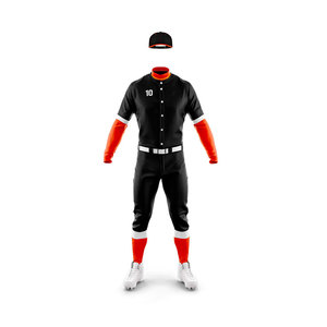 2025 nuevos conjuntos de camisetas y pantalones de béisbol por sublimación personalizados al por mayor uniformes de béisbol y softbol conjunto completo - Product Image 4