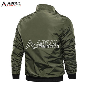 Blouson aviateur pour hommes streetwear décontracté à fermeture éclair vêtements d'extérieur chauds en vrac vente en gros veste d'hiver pour hommes - Product Image 2
