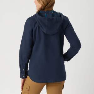 Sweat à capuche pour femme, imprimé tissé, broderie 3D, léger, boutons, badges, poches, écologique, respirant, élégant, confortable - Product Image 3