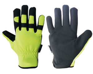 Gants de mécanicien robustes de qualité professionnelle en cuir synthétique de haute qualité ignifugé anti-dérapant fonction de réparation automobile améliorée - Product Image 4