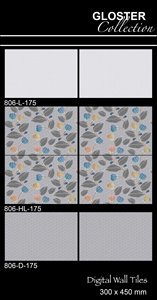 Azulejos de cerámica de alto brillo Interior de cerámica esmaltada 300x450mm Azulejos de pared Cerámica Cocina Baño Azulejos de decoración de pared - Product Image 4