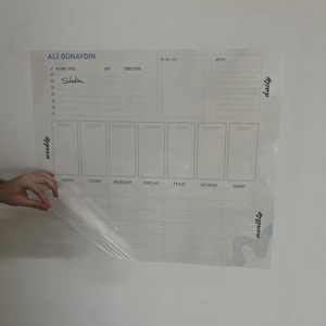 Tableau blanc effaçable à sec en polystyrène durable modèle 1 réutilisable planificateur annuel quotidien hebdomadaire et mensuel organisateur tableau blanc - Product Image 6