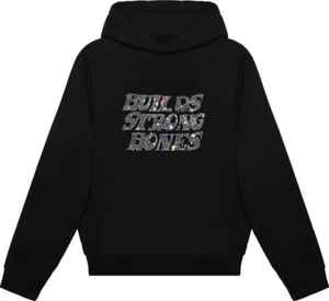 เสื้อสเวตเชิ้ตมีฮู้ดแฟชั่นมีฮู้ดประดับพลอยเทียมขนาดใหญ่พร้อมรายละเอียดหินออกแบบโลโก้ได้ตามต้องการเครื่องแต่งกายแนวสตรีทแบบขายส่ง - Product Image 6