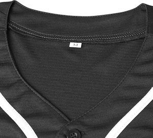 Uniformes de maillots de baseball à manches courtes pour hommes OEM vêtements de sport bon marché en gros avec des techniques imprimées - Product Image 3