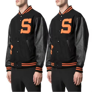 แจ็คเก็ตเบสบอลฤดูหนาวคุณภาพสูงขายส่งยอดนิยม รุ่นใหม่ปี 2026 สีสันหลากหลายสำหรับผู้ชาย - Product Image 5