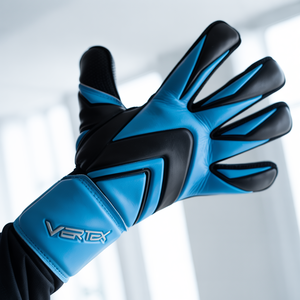 Gants de gardien de but personnalisables Vertex avec paume en latex allemand et néoprène souple/PU hybride en cuir de haute qualité - Product Image 1