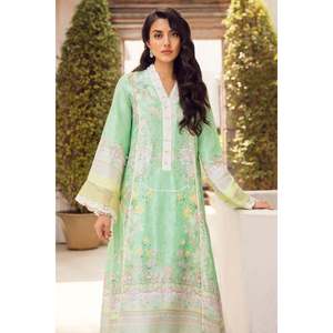 Tissu en mousseline de soie vert marine pour robes printemps-été - Product Image 4