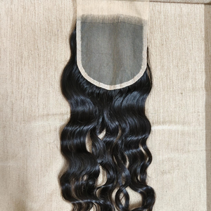 ผมมนุษย์ธรรมชาติอินเดียตรงโปร่งใสสำหรับปิดลูกไม้บริสุทธิ์100% เรมี่12A เกรด5x5ไม่พันกันสีย้อมเป็นมิตร - Product Image 6