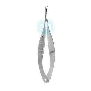 Tijeras Vannas Curvas de Punta Afilada para Cirugía Oftálmica, Tijeras Vannas Curvas de Acero Inoxidable de Precisión con Punta Afilada - Product Image 4