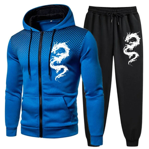 Calidad versátil hombres cremallera sudaderas moda Otoño Invierno hombres sudaderas con capucha al aire libre Jogging pantalones chándal cómodo diario - Product Image 4