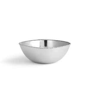 Bols de service en métal antique de qualité supérieure avec des détails floraux idéaux pour les tables sophistiquées et les repas de fête - Product Image 6