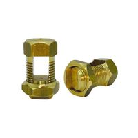 Conectores de Latón Tipo Split Bolt, Conectores de Línea de Latón de 16-240 mm², Recubiertos de Estaño/Cobre para Equipos Electrónicos, Gran Venta