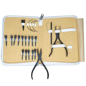 Kit d'outils professionnels pour extensions de cheveux, pinces à micro-perles, aiguilles à boucle, accessoires pour extensions de cheveux - Product Image 6