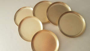 ที่รองแก้วทองเหลืองถาดรองแก้วทำจากหินสำหรับสำนักงานและร้านอาหารคาเฟ่ - Product Image 3